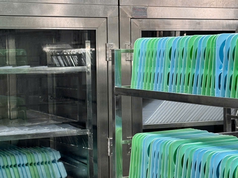 Tủ vệ sinh khay ăn